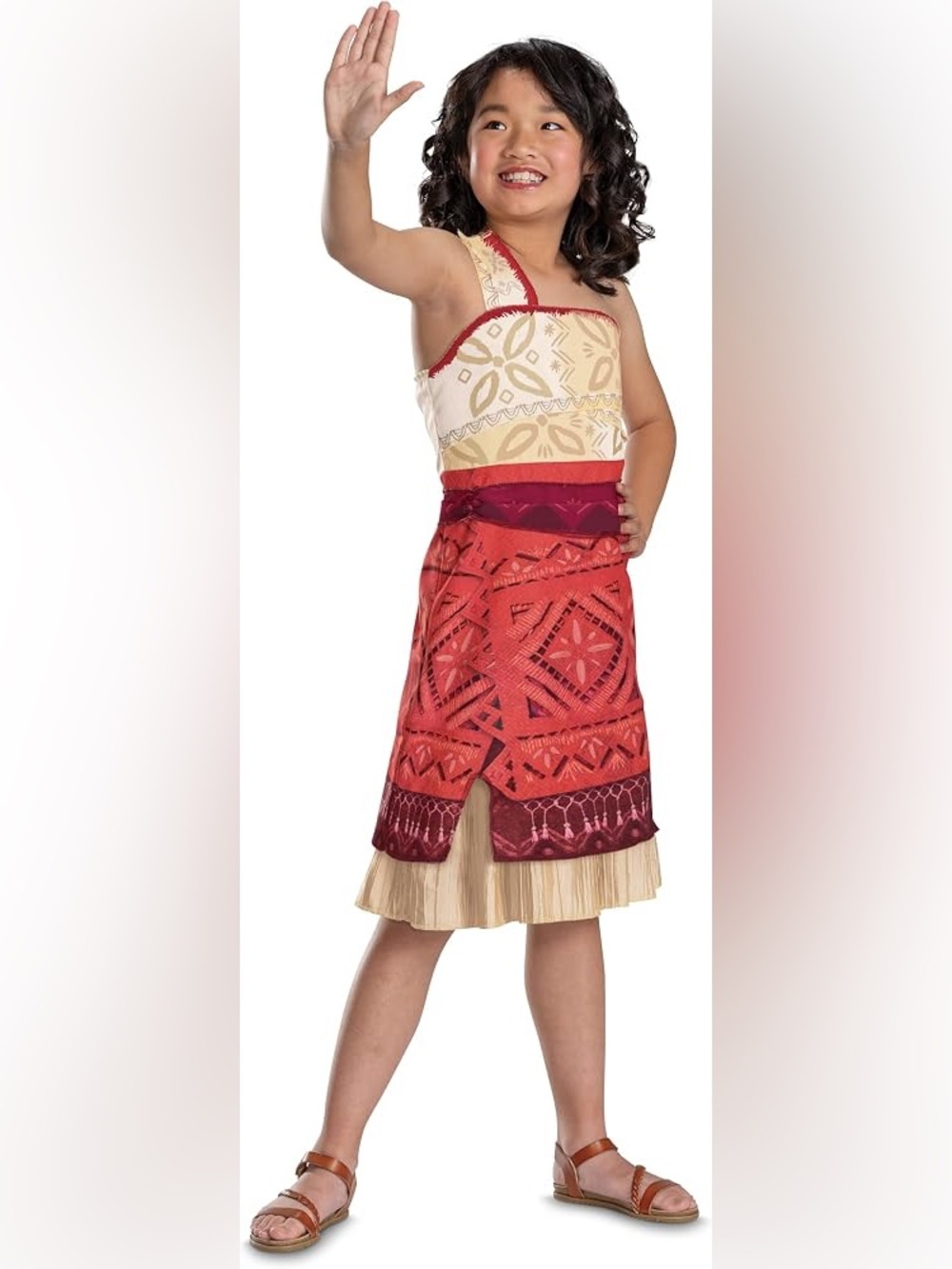 NWT Moana 2 Moana Child Costume Size 3T-4T Playful Halloween Dress Up
